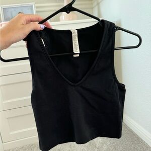 Athleta Small black v-neck top